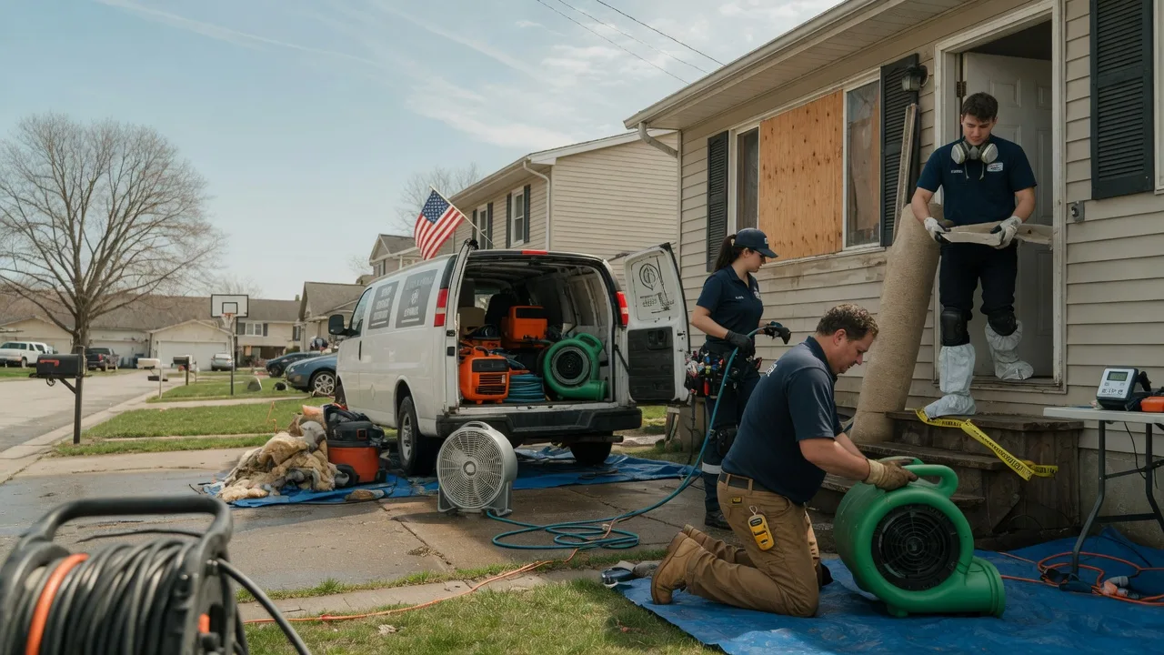 Water Damage Restoration in Springville, PA near me